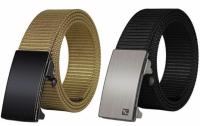 Mens Nylon Ratchet Belt 2 Pack