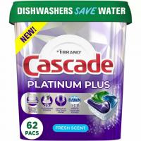 Cascade Platinum Plus ActionPacs Dishwasher Detergent Pods