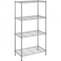 Amazon Basics Adjustable Storage 4-Shelf Shelving Unit