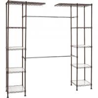 Amazon Basics Metal Hanging Storage Organizer Rack Wardrobe