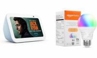 Amazon Echo Show 5 Smart Display with Smart Bulb