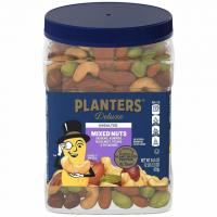 Planters Deluxe Mixed Nuts Unsalted 34oz
