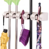 Broom Holder Wall Mount and Garden Tool Organizer