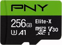 256GB PNY Elite-X Class 10 U3 V30 microSDXC Flash Memory Card