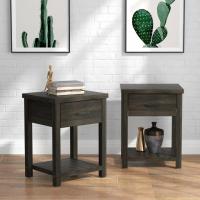 Hillsdale Lancaster Farmhouse One-Drawer Nightstands 2 Pack
