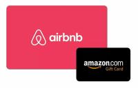 Airbnb Gift Card with Amazon Gift Card