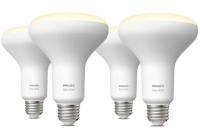 Philips Hue 4-Pack BR30 LED Smart Bulbs