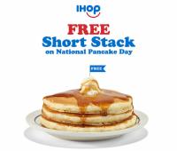 Free IHOP Original Buttermilk Pancakes Short Stack February 13