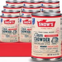 Snows Condensed New England Clam Chowder 12 Pack