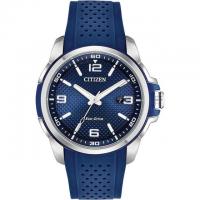 Citizen Mens Eco-Drive Stainless Steel Weekender Watch