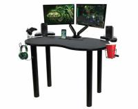 Atlantic Eclipse Space-Saving Gaming Desk with Storage
