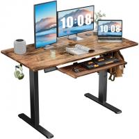Standing Electric Adjustable Desk with Keyboard Tray