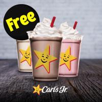 Free Carls Jr Hand-Scooped Ice Cream Shake with Any Purchase