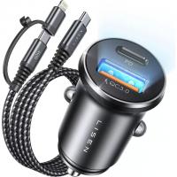 Lisen 54W 2-Port USB-C Fast Charging Car Charger Adapter