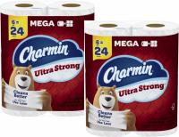Charmin Ultra Strong Mega Rolls Toilet Paper 12 Pack with Credit