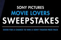 Sony Pictures Movie Lovers TV and Movie Goods Sweepstakes