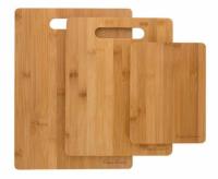 Classic Cuisine 3-Piece Wooden Cutting Board Set