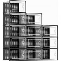 Kuject Large Stackable Shoe Storage Boxes 12 Pack
