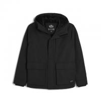 Hollister Mens Faux Fur-Lined All-Weather Jacket