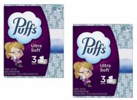 Puffs Ultra Soft Facial Tissues 6 Pack