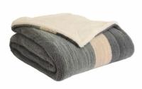 Life Comfort Reversible Sherpa Fleece Blanket