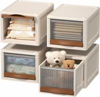 Storage Bins with Drawers 4 Pack