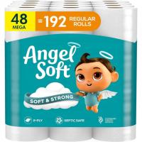 Angel Soft Toilet Paper 48 Mega Rolls with in Credits