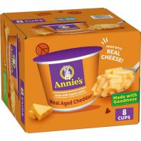 Annies Real Aged Cheddar Microwave Mac and Cheese Cup 32 Pack