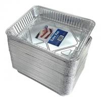 Family Essentials Aluminum Foil Cake Pans 50 Pack