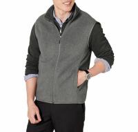 Amazon Essentials Full-Zip Polar Fleece Vest fir