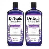 Dr Teals Foaming Bath with Pure Epsom Salt 2 Pack