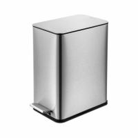 Qualiazero Stainless Steel Step On Bathroom Trash Can