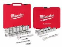 Milwaukee SAE Metric Ratchet Socket Mechanics Tool Set