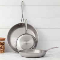 Calphalon Tri-Ply Clad Stainless Steel Skillet Set