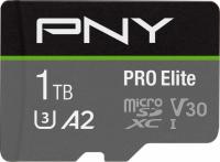 1TB PNY PRO Elite Class 10 U3 V30 A2 microSDXC Memory Card