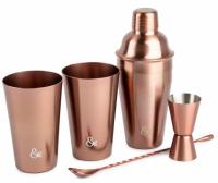 Thyme Table Stainless Steel Mixology Bar Kit