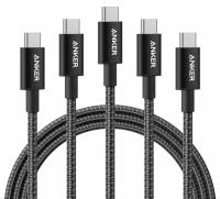 Anker USB C Charger Cable 6ft 100w 5 Pack