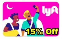 Lyft Rideshare Discounted Gift Card
