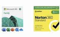 Microsoft 365 Family + Norton 360 Standard 15 Month Subscription