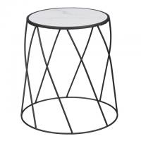 Better Homes and Gardens 15in Round Marble Top Plant Stand