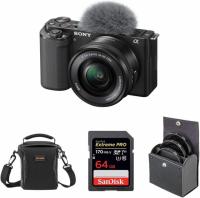 Sony ZV-E10 APS-C Mirrorless Vlogging Camera with Accessories