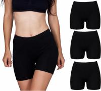 Emprella Slip Shorts for Women Under Dress Cotton Bike Shorts 3 Pack