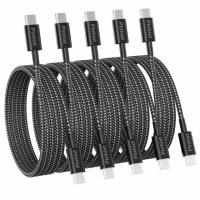 USB C to USB C 6ft Charger Cables 5 Pack