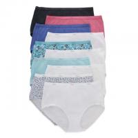 Hanes Womens Cotton Brief Underwear 10 Pack