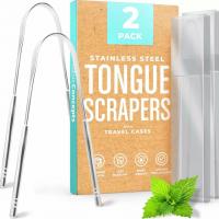 Tongue Scraper for Adults 2 Pack