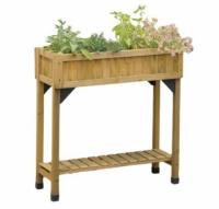 Vegtrug 4-Pocket Slimline Cedar Herb Garden Planter