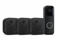 Blink Video Doorbell + 3 Outdoor 4 Smart Security Cameras