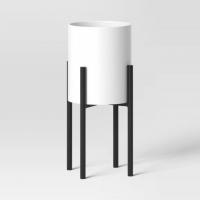 Iron Indoor Outdoor 1 Planter Pot with Stand
