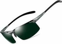 Bircen Mens Carbon Fiber Polarized Sunglasses