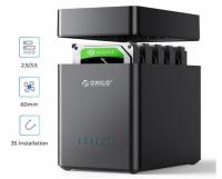 Orico 5 Bay Hard Drive Magnetic Enclosure USB 3.0 to SATA + GC